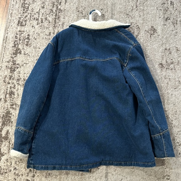 Zara girls kids long denim blue jacket size 11-12. - Picture 7 of 7